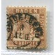 ALEMANIA 1862 ESTADO DE BADEN Yv 19 ESTAMPILLA CLASICA DE GRAN CALIDAD 35 EUROS